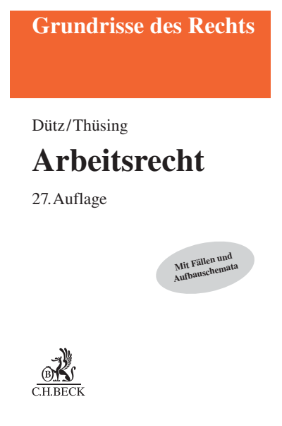 Cover of book: Arbeitsrecht