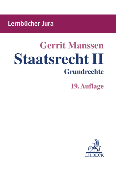 Cover des Buchs: Staatsrecht II