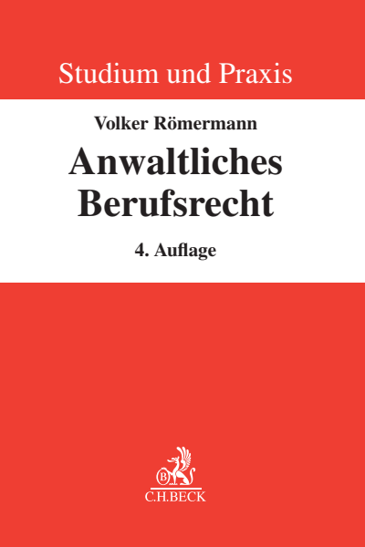 Cover of book: Anwaltliches Berufsrecht
