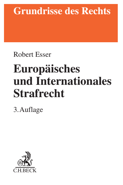 Cover des Buchs: Europäisches und Internationales Strafrecht