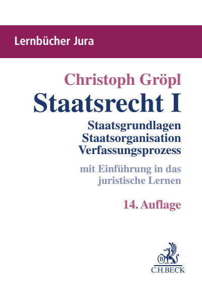 Cover des Buchs: Staatsrecht I