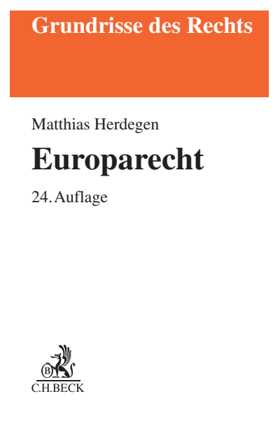 Cover of book: Europarecht
