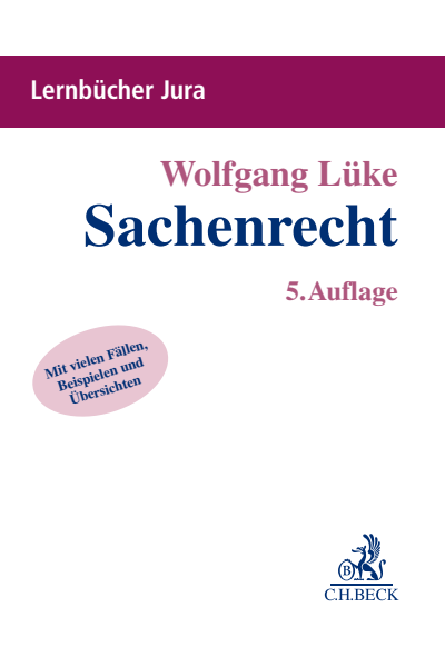 Cover of book: Sachenrecht