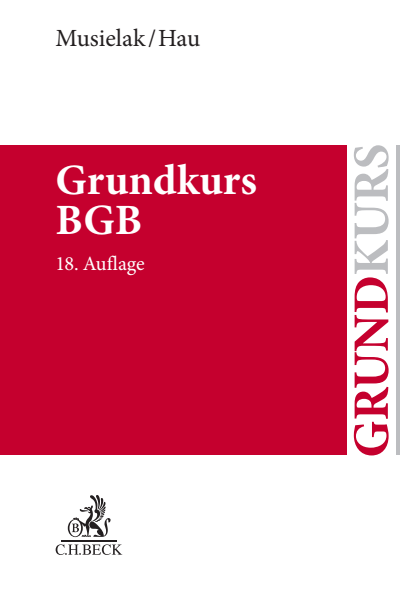Cover of book: Grundkurs BGB