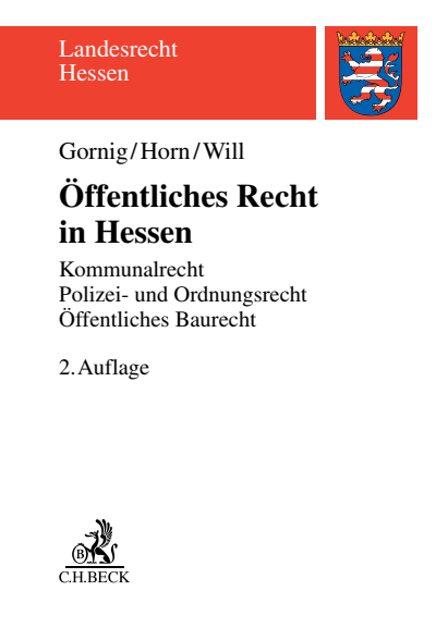Cover des Buchs: Öffentliches Recht in Hessen