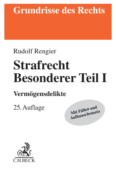 Cover des Buchs: Strafrecht Besonderer Teil I