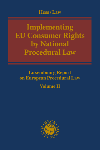 Cover des Buchs: Implementing EU Consumer Rights by National Procedural Law