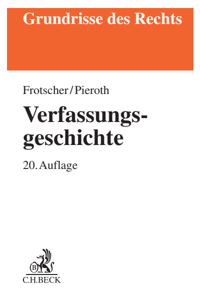 Cover of book: Verfassungsgeschichte