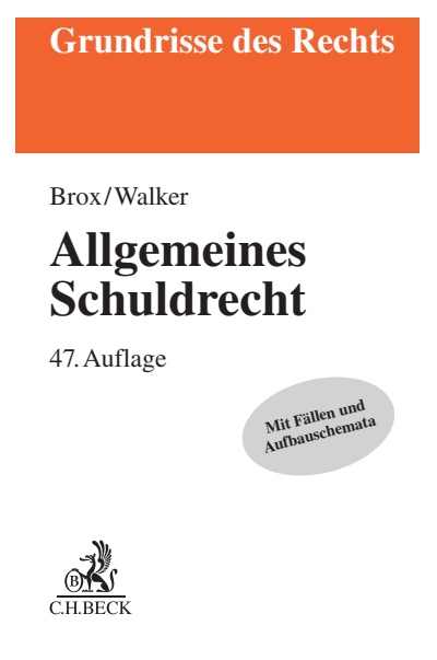 Cover des Buchs: Allgemeines Schuldrecht