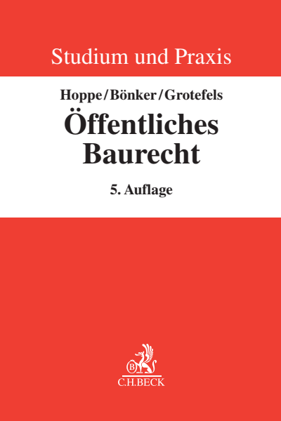 Cover of book: Öffentliches Baurecht