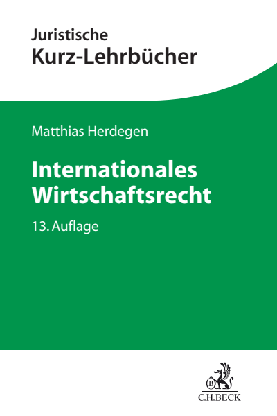 Cover of book: Internationales Wirtschaftsrecht