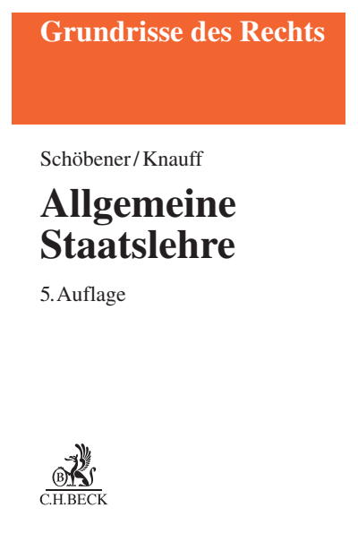 Cover des Buchs: Allgemeine Staatslehre