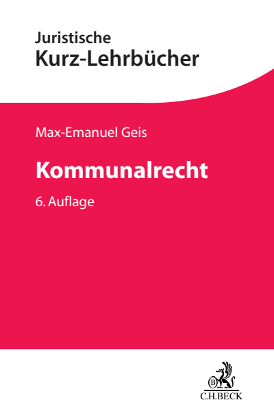 Cover des Buchs: Kommunalrecht
