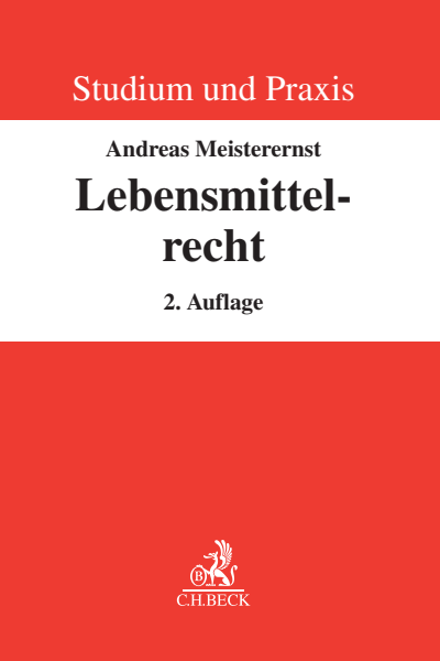 Cover of book: Lebensmittelrecht