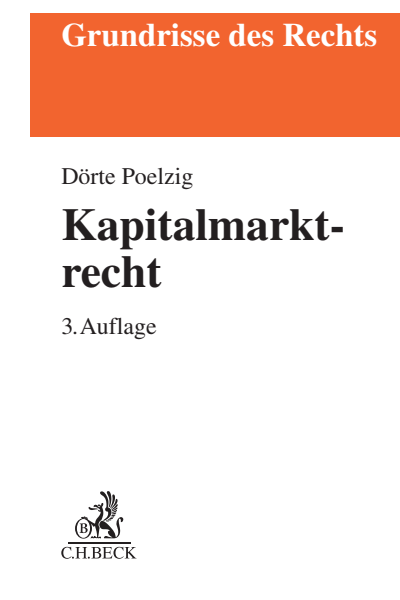 Cover of book: Kapitalmarktrecht