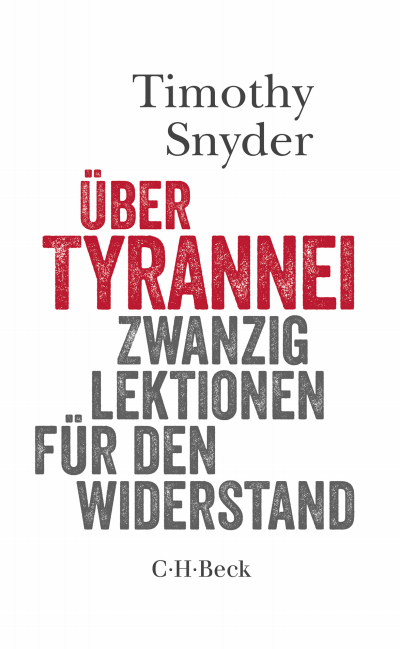 Cover des Buchs: Über Tyrannei