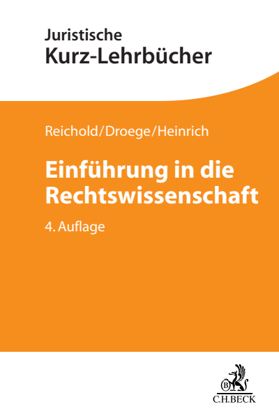 Cover des Buchs: Einführung in die Rechtswissenschaft