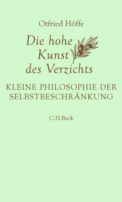 Cover of book: Die hohe Kunst des Verzichts