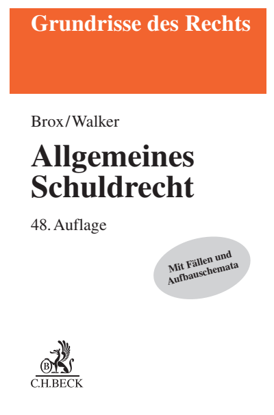 Cover des Buchs: Allgemeines Schuldrecht