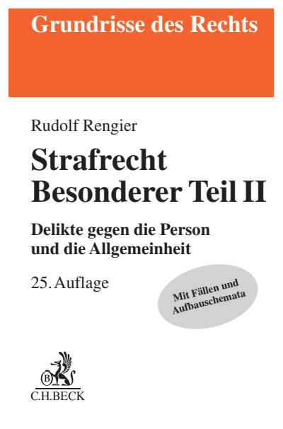 Cover des Buchs: Strafrecht Besonderer Teil II