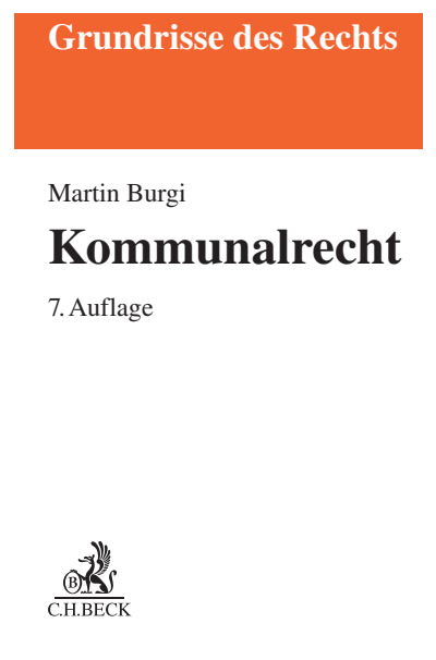 Cover des Buchs: Kommunalrecht