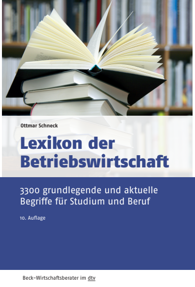 Cover des Buchs: Lexikon der Betriebswirtschaft
