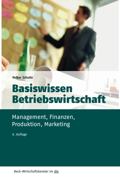Cover des Buchs: Basiswissen Betriebswirtschaft