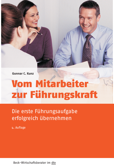 Cover des Buchs: Vom Mitarbeiter zur Führungskraft