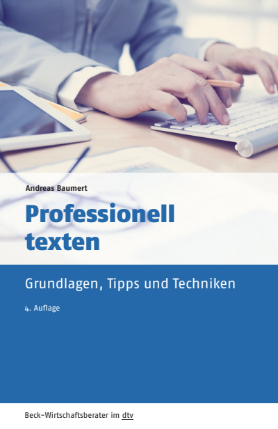 Cover des Buchs: Professionell texten