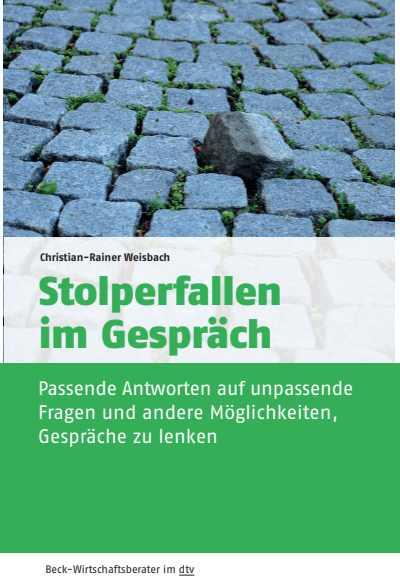 Cover des Buchs: Stolperfallen im Gespräch