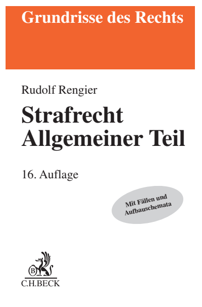 Cover des Buchs: Strafrecht Allgemeiner Teil