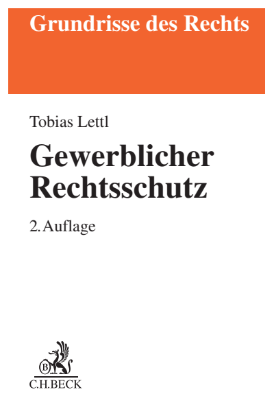 Cover of book: Gewerblicher Rechtsschutz