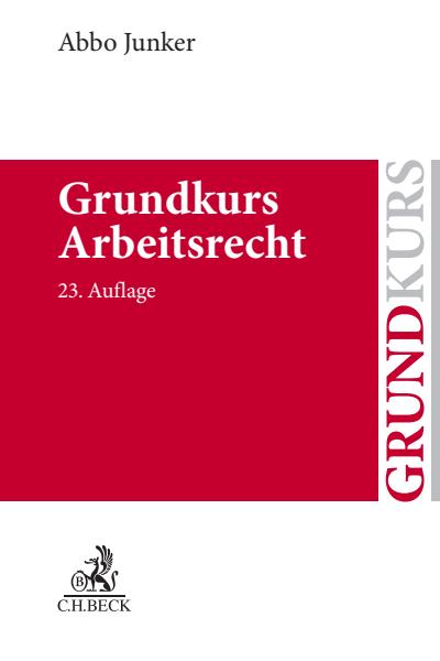Cover of book: Grundkurs Arbeitsrecht