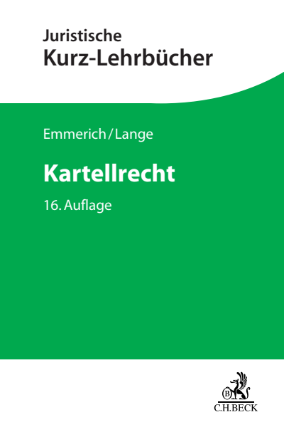 Cover of book: Kartellrecht