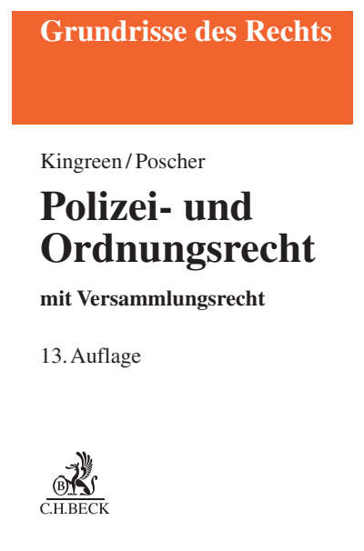 Cover des Buchs: Polizei- und Ordnungsrecht