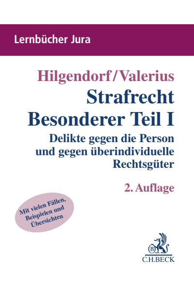 Cover des Buchs: Strafrecht Besonderer Teil I