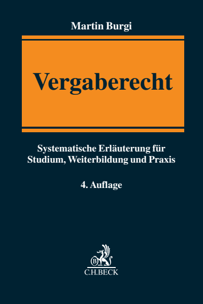 Cover des Buchs: Vergaberecht