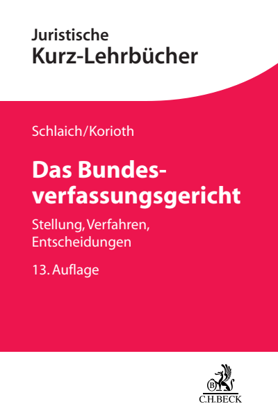 Cover des Buchs: Das Bundesverfassungsgericht
