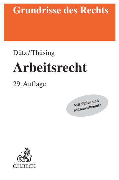 Cover des Buchs: Arbeitsrecht