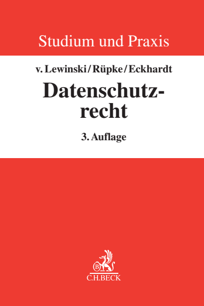 Cover of book: Datenschutzrecht