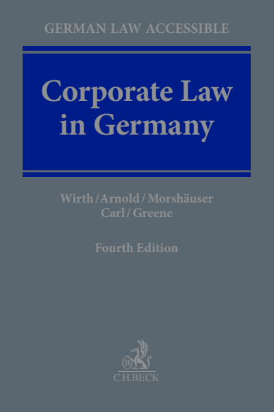 Cover des Buchs: Corporate Law in Germany