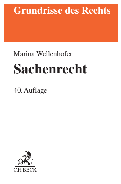 Cover of book: Sachenrecht