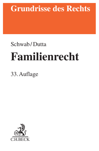 Cover of book: Familienrecht