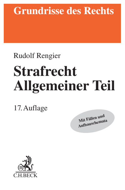 Cover of book: Strafrecht Allgemeiner Teil