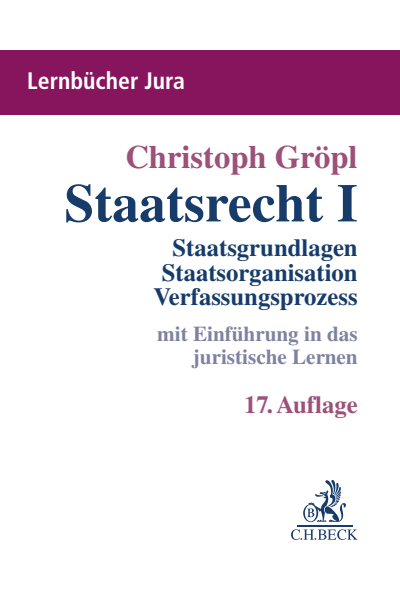 Cover des Buchs: Staatsrecht I