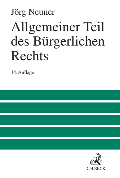 Cover des Buchs: Allgemeiner Teil des Bürgerlichen Rechts