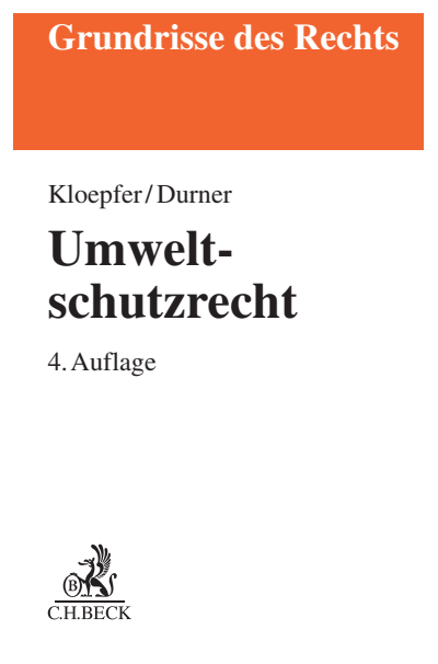 Cover des Buchs: Umweltschutzrecht