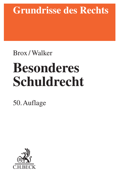 Cover des Buchs: Besonderes Schuldrecht