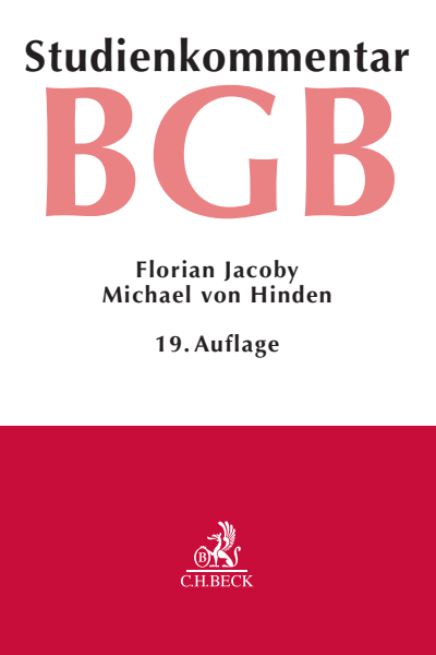 Cover des Buchs: Bürgerliches Gesetzbuch