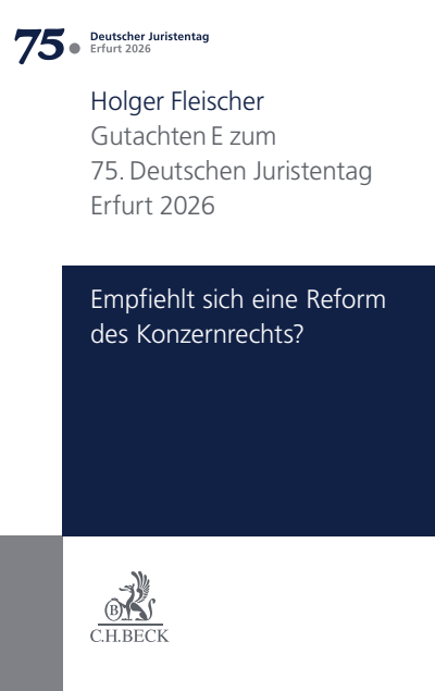 Cover of book: Gutachten E zum 75. Deutschen Juristentag Erfurt 2026